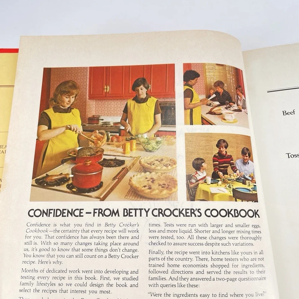 Betty Crockers Cookbook New Revised Golden Bound Beginner Cook Reference 1978
